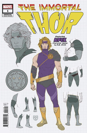 IMMORTAL THOR ANNUAL #1 R.B. SILVA DESIGN VARIANT [IW] (Ratio 1:10)