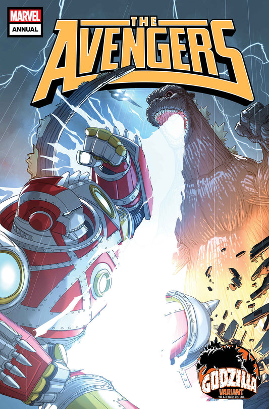 AVENGERS ANNUAL #1 PETE WOODS GODZILLA VARIANT [IW]