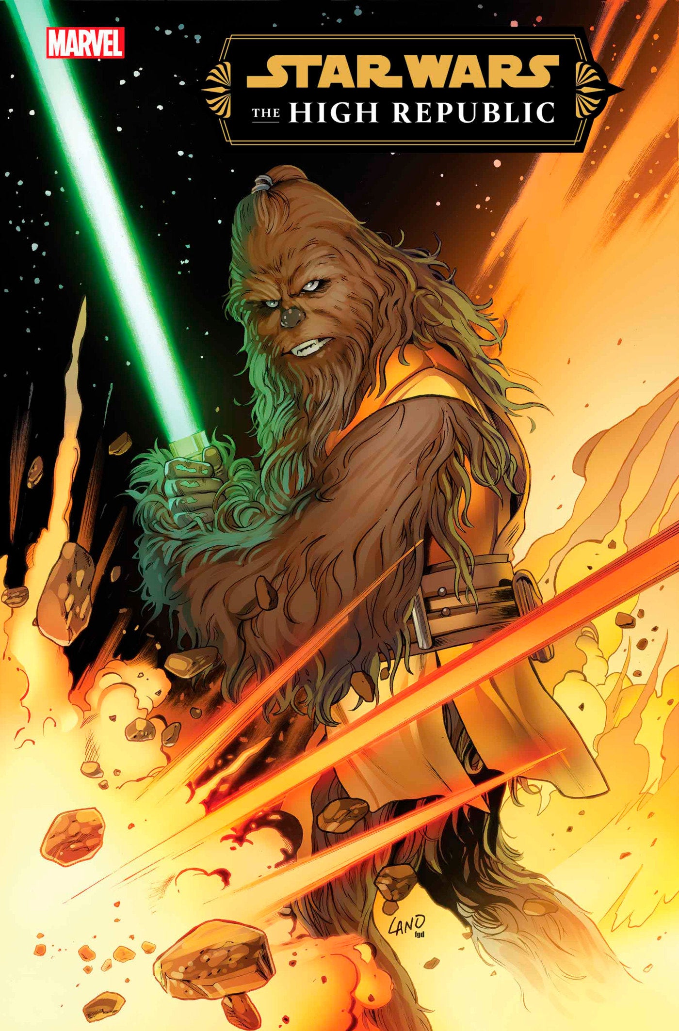 STAR WARS: THE HIGH REPUBLIC - FEAR OF THE JEDI #1 GREG LAND VARIANT RATIO 1:25