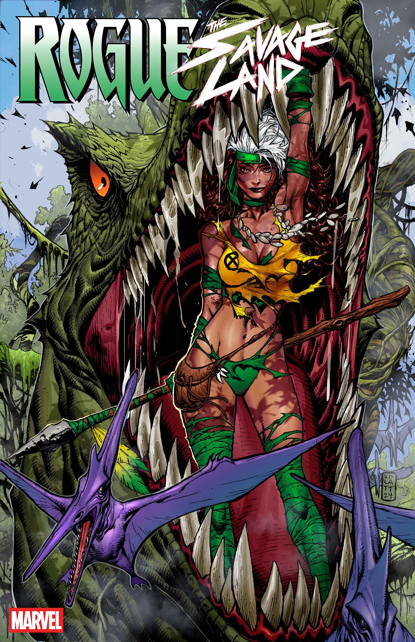 ROGUE: THE SAVAGE LAND #2 STEPHEN PLATT VARIANT RATIO 1:25