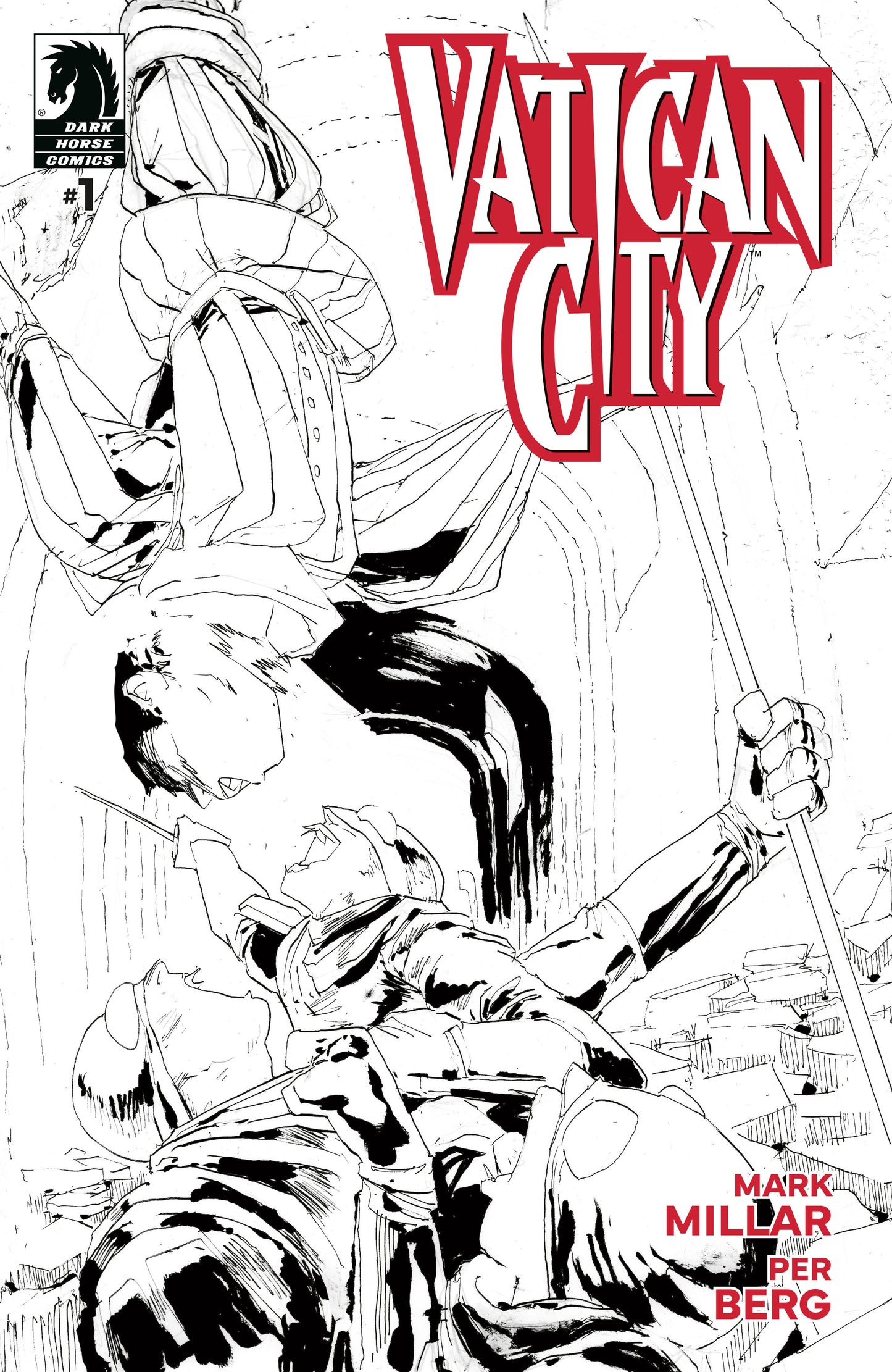 Vatican City #1 (CVR B) (B&W) (Per Berg)