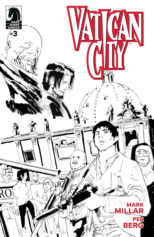 Vatican City #3 (CVR B) (B&W) (Per Berg)