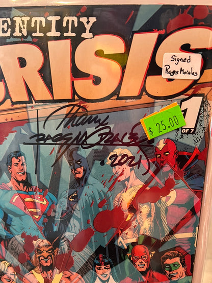 Identity Crisis #1 (Signed By Rags Morales)