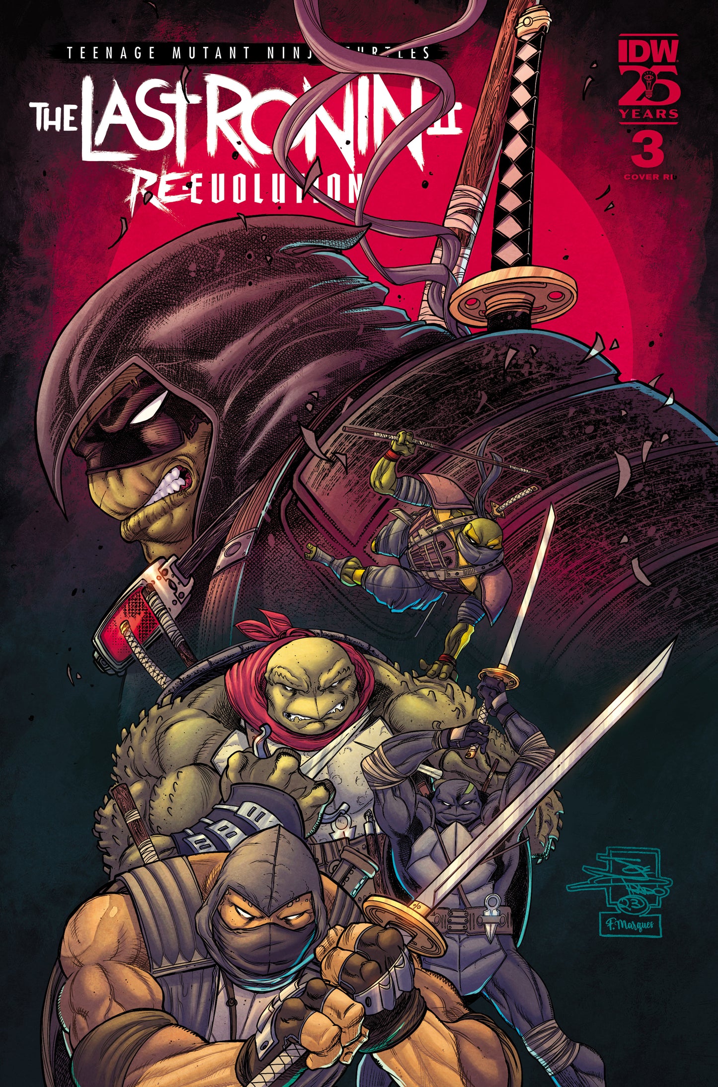 Teenage Mutant Ninja Turtles: The Last Ronin II—Re-Evolution #3 Variant RI ( RATIO 1:50) (Prado)