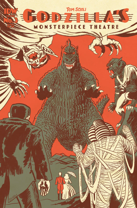 Godzilla’s Monsterpiece Theatre #3 Cover A (Scioli)