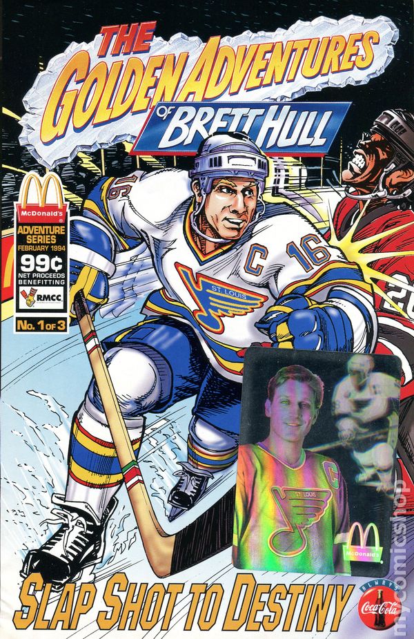 Golden Adventures of Brett Hull (1994 Patrick Company) comic books