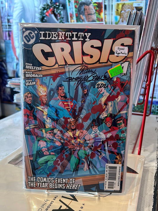 Identity Crisis #1 (Signed By Rags Morales)