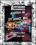 Apotheosis Comics & Lounge - the only Comic Book Store/Bar In the US, Located In St. Louis, MO