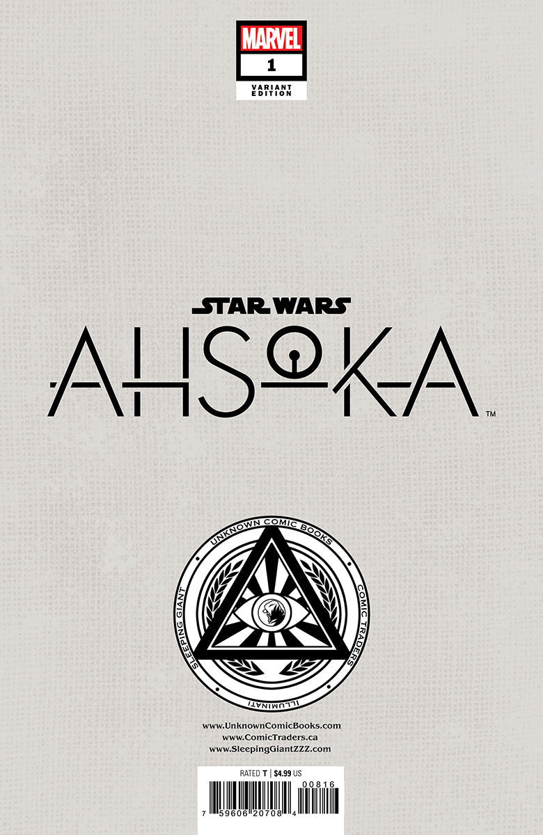 STAR WARS: AHSOKA #1 UNKNOWN COMICS DAVID NAKAYAMA VIRGIN VAR (07/10/2024)