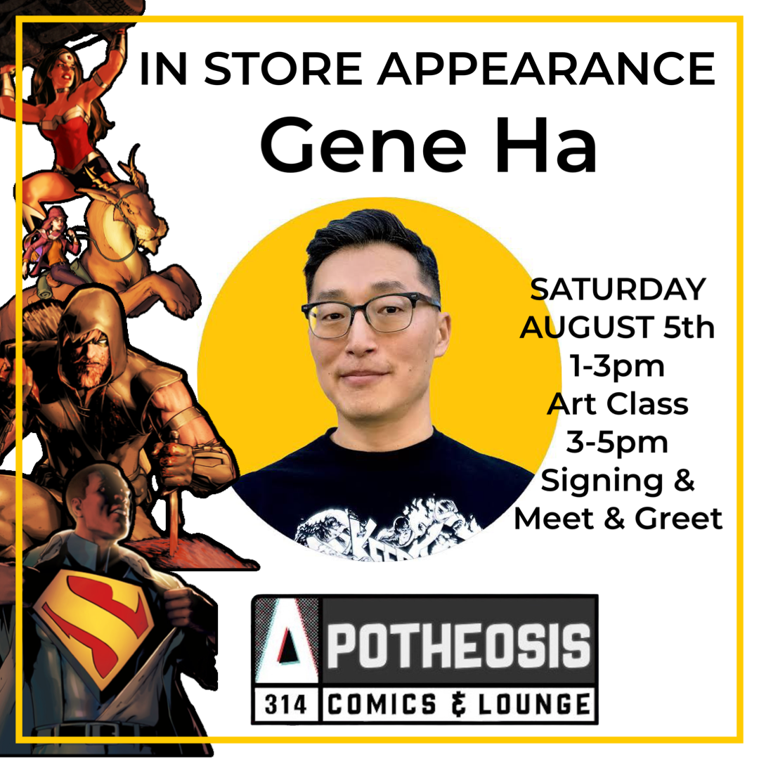 Gene Ha: How To Draw Anything & Signing At Aug 05, 23 1 To 5Pm