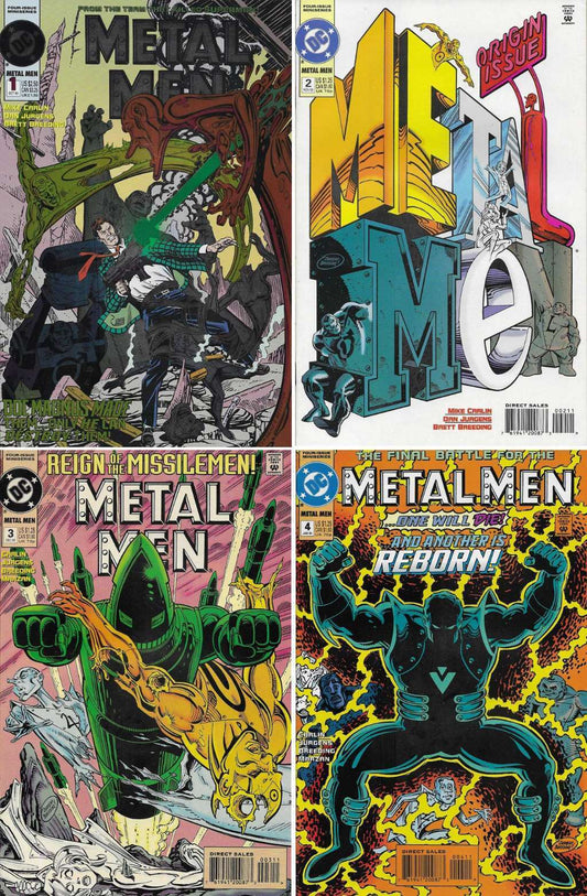 Metal Men #1-4 (1993) Foil Cover