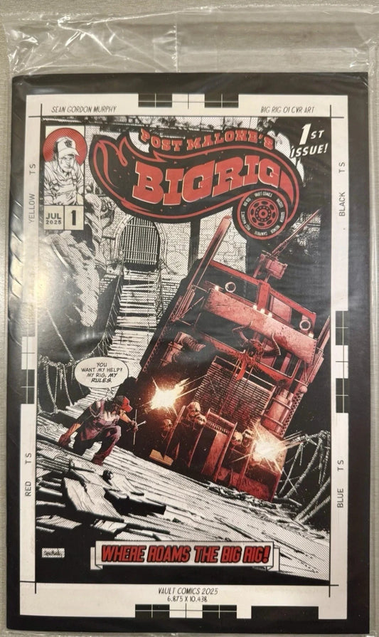 Post Malone's Big Rig #1 Sean Murphy Blind Bag Bonus Box Variant 2025