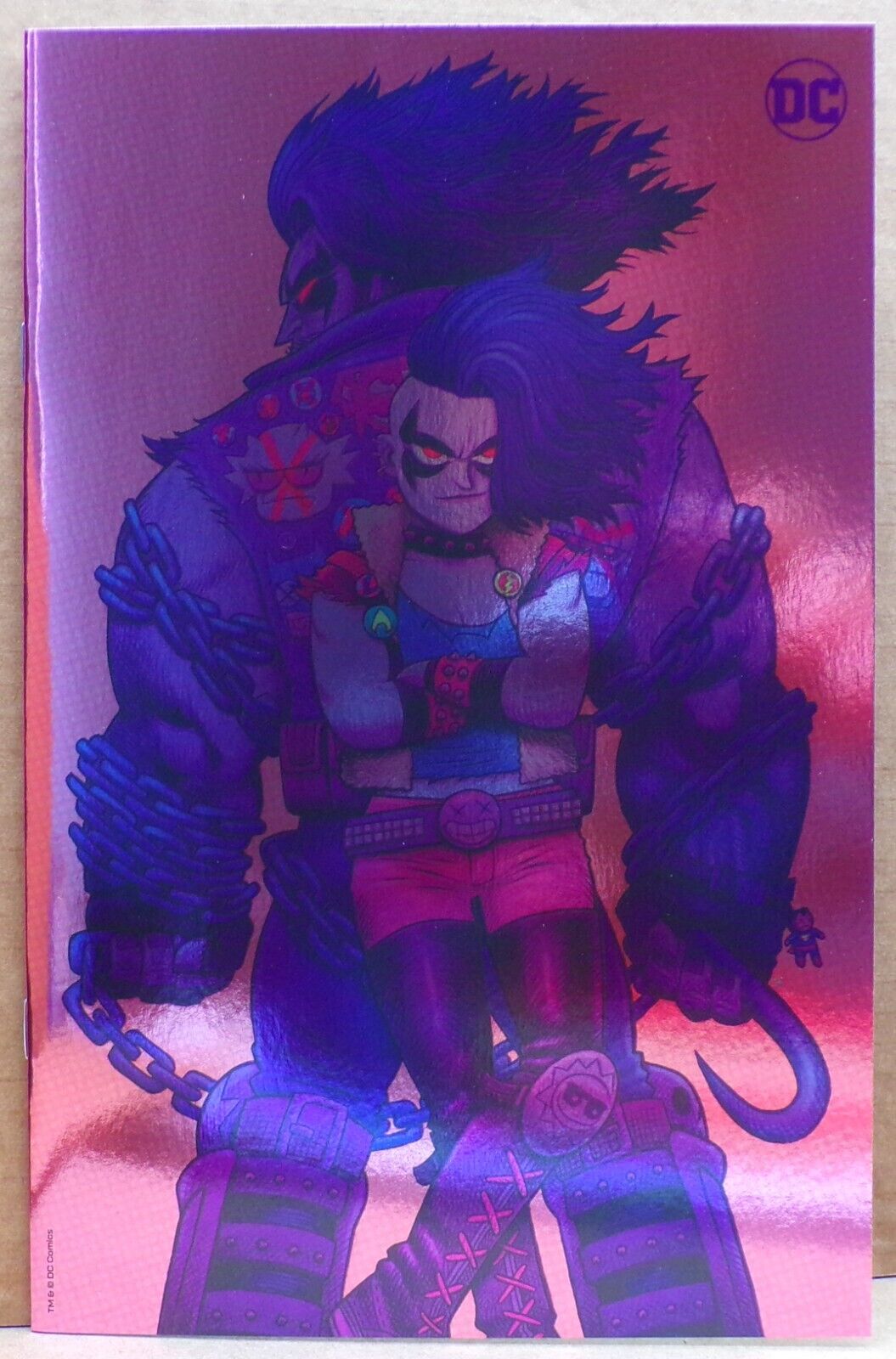 CRUSH & LOBO #1 (OF 8) TEAM CVR DAN HIPP FOIL CARD STOCK VAR