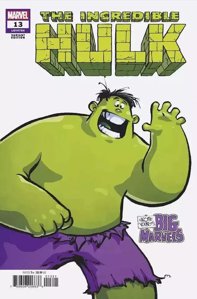 INCREDIBLE HULK #13 SKOTTIE YOUNG'S BIG MARVEL VARIANT