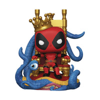 Pop Deluxe Marvel Heroes King Deadpool On Throne Previews Exclusive Vinyl Figure