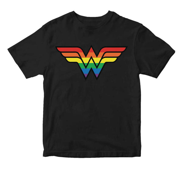 Wonder Woman Pride Symbol T-Shirt Sm
