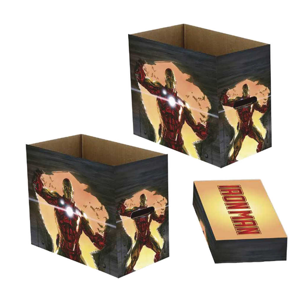 Marvel Invincible Iron Man Short Comic Storage Box