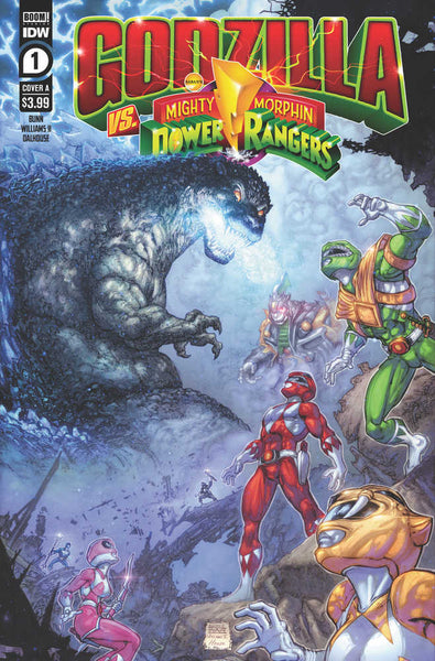 Godzilla VS Mighty Morphin Power Rangers #1 (Of 5) Cover A  Freddie Williams II