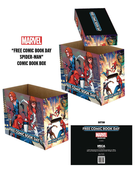 Free Comic Book Day 2022 Marvel Spider-Man Short Comic Storage Box
