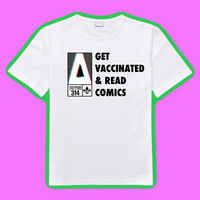 Get Vaccinated/Read Comics Shirt