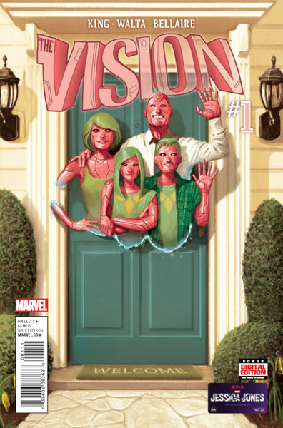 VISION #1 by Tom King by Mike Del Mundo