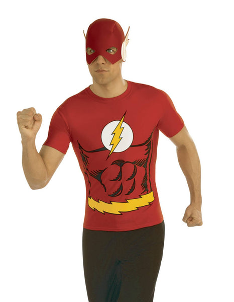 DC The Flash T-Shirt W/ Mask XL