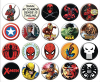 Marvel Comics Buttons