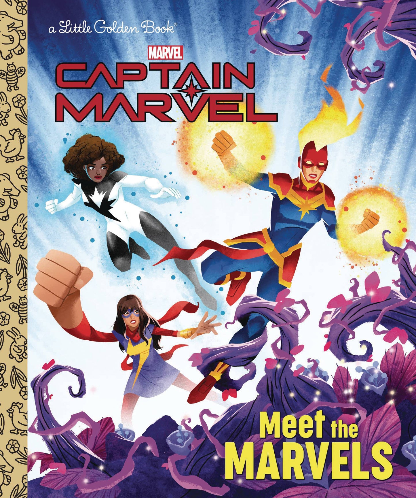 Little Golden Book Marvel: Captain Marvel Meet The Marvels