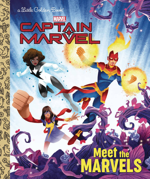 Little Golden Book Marvel: Captain Marvel Meet The Marvels