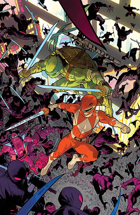 Mighty Morphin Power Rangers/Teenage Mutant Ninja Turtles (TMNT) II #1 (Of 5) Cover A Connecting Variant Mora