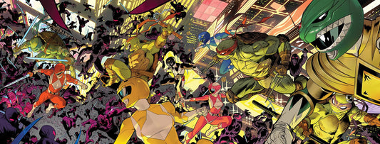 Mighty Morphin Power Rangers/Teenage Mutant Ninja Turtles (TMNT) II #1 (Of 5) Cover E Double Gatefold Variation Mora