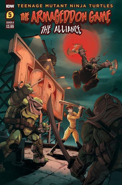 Teenage Mutant Ninja Turtles (Tmnt) The Armageddon Game The Alliance #5 Cover B Verdugo