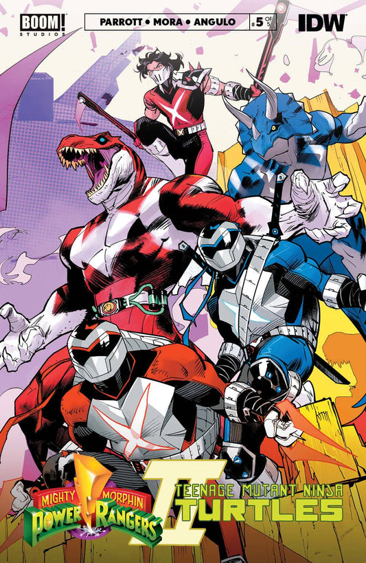 Mighty Morphin Power Rangers Teenage Mutant Ninja Turtles (TMNT) II #5 (Of 5) Cover A Mora