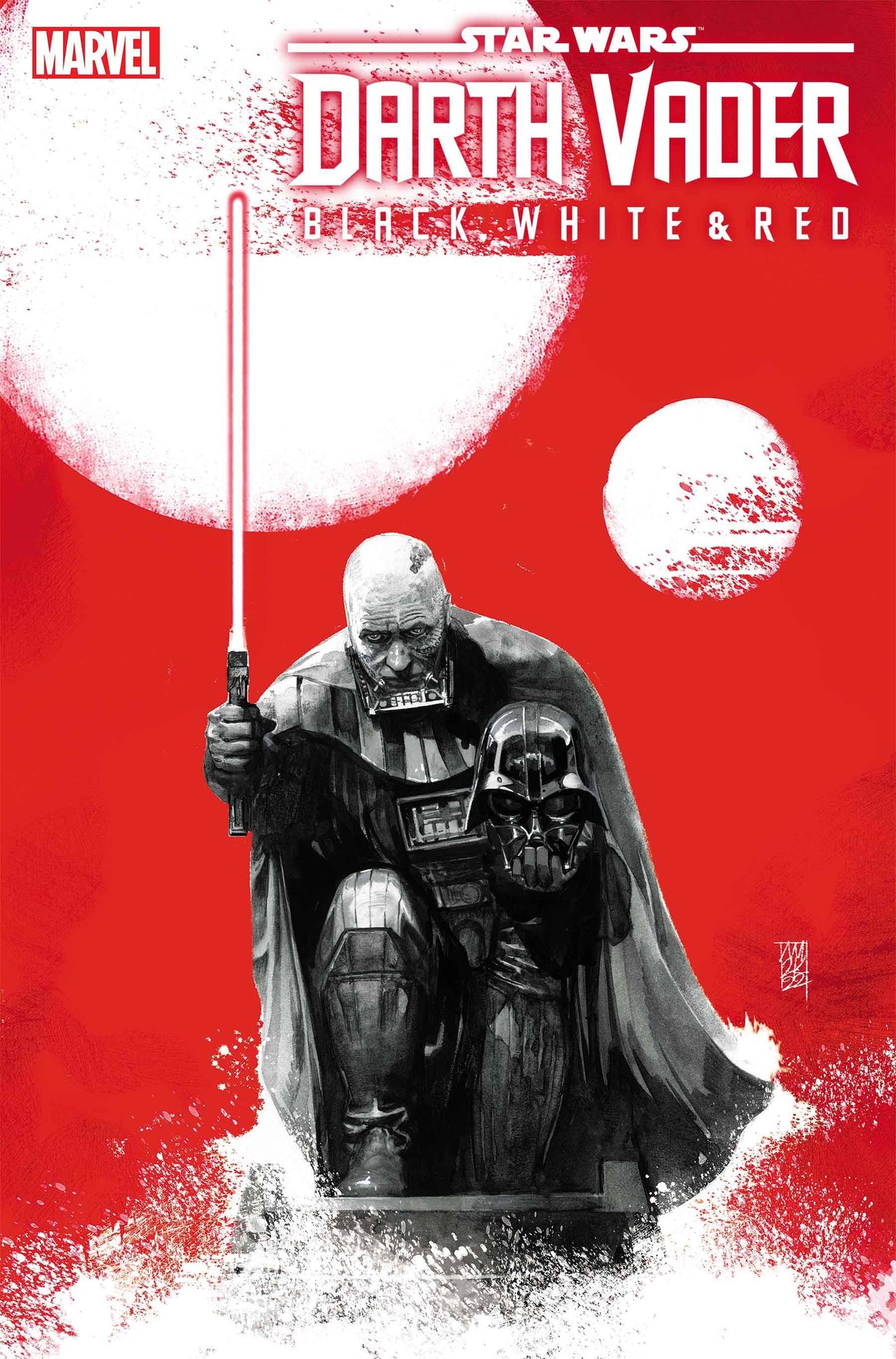 Star Wars Darth Vader Black White & Red #1