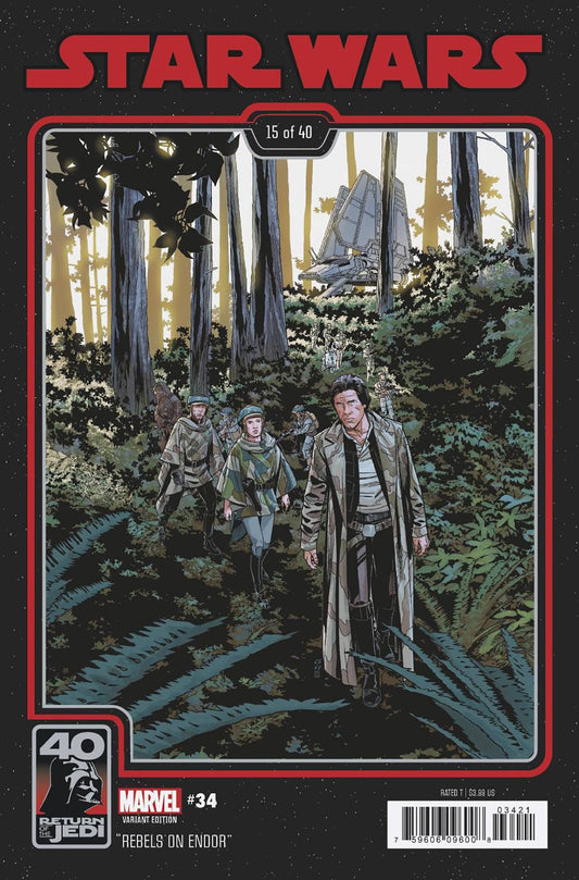 Star Wars #34 Sprouse Return Of The Jedi 40th Anniversary Variant