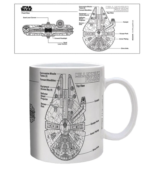 Star Wars Millennium Falcon Ceramic Mug
