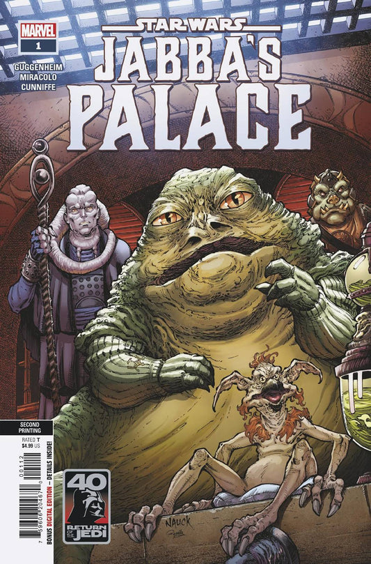 Star Wars Return Of The Jedi Jabba'S Palace #1 (2Nd Printing) Nauck Variant