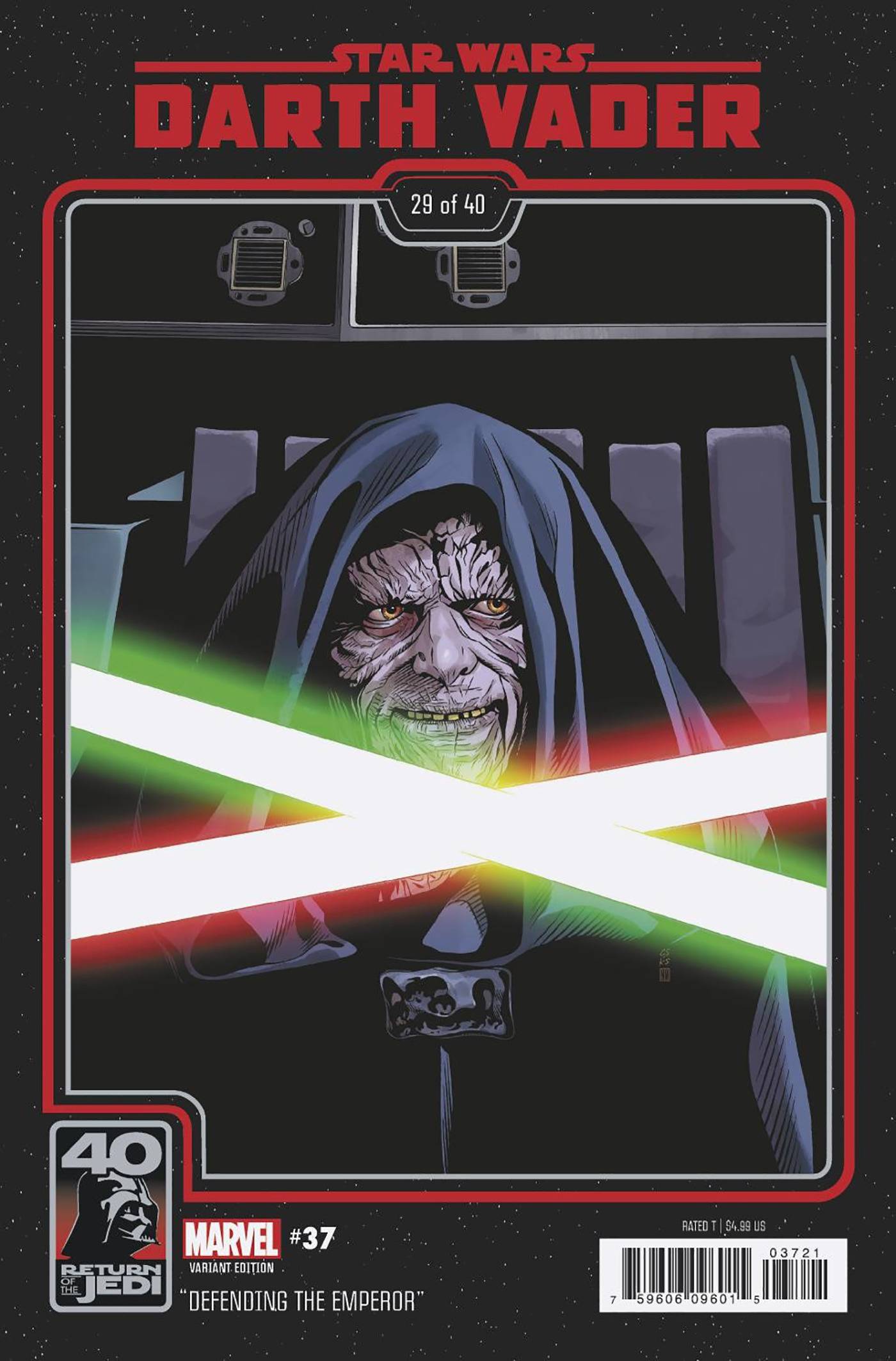 Star Wars Darth Vader #37 Return Of Jedi 40Th Anniv Var