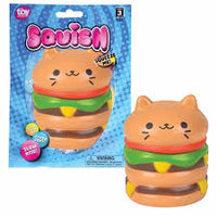 3" Squish Cat Burger
