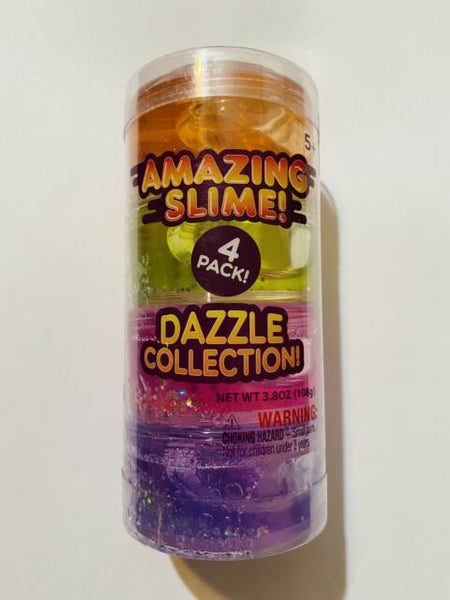 Dazzle Slime 4 pack assortment
